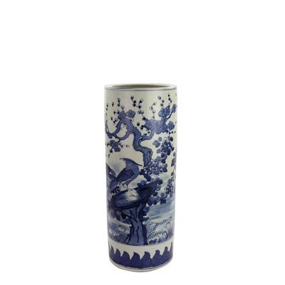 Shu Hand Painted Porcelain Umbrella Stand