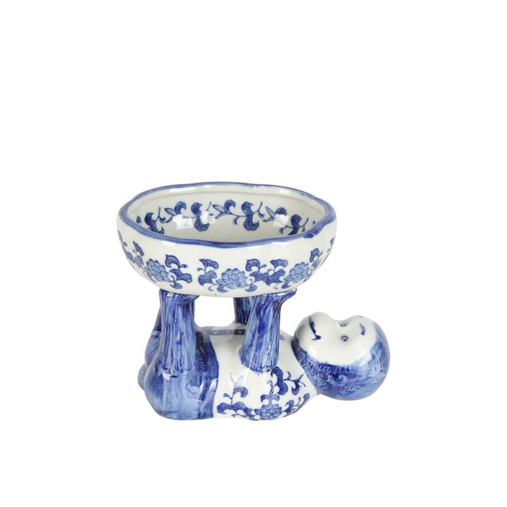 Chinoiserie Monkey Bowl Lying