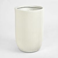 Zagg Tall Planters Set of Two White