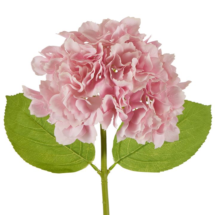 Hydrangea Stem Soft Touch 50cm Mid Pink