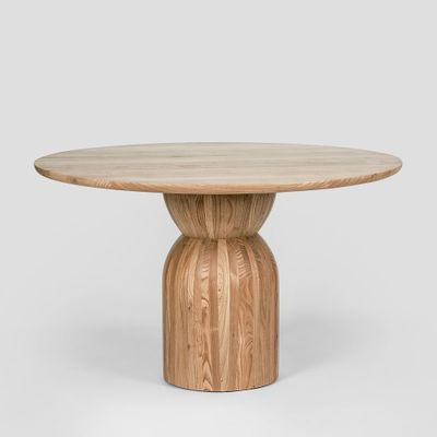 Olive Dining Round Table Natural - Base Only
