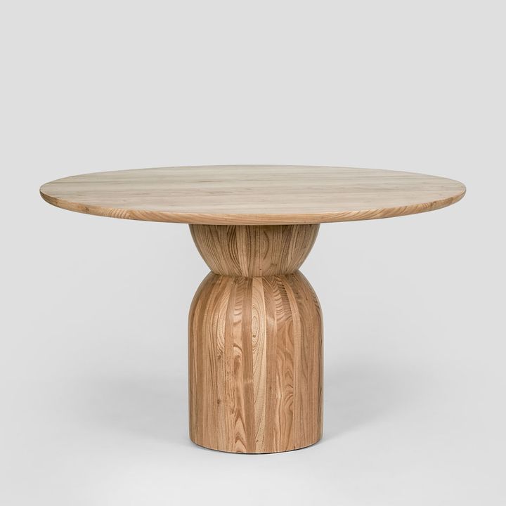 Olive Dining Round Table Natural - Base Only