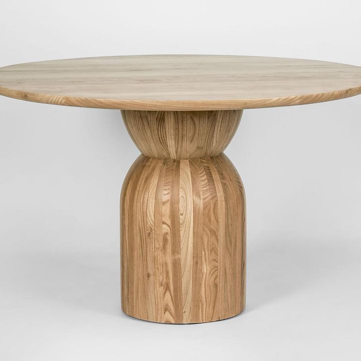 Olive Dining Round Table Natural - Base Only
