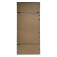 Morgan 12 Pane Rectangular Mirror Matt Black Finish