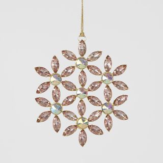 Carelle Hanging Gemstone Ornament Pink Multi