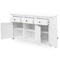 Sorrento 3 Door Hamptons 145cm Buffet White