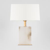 Roco Alabaster Table Lamp With Shade