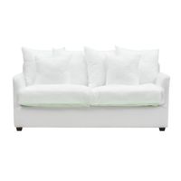 Slip Cover Only - Noosa Hamptons 2 Seat Sofa Beach W/White Piping