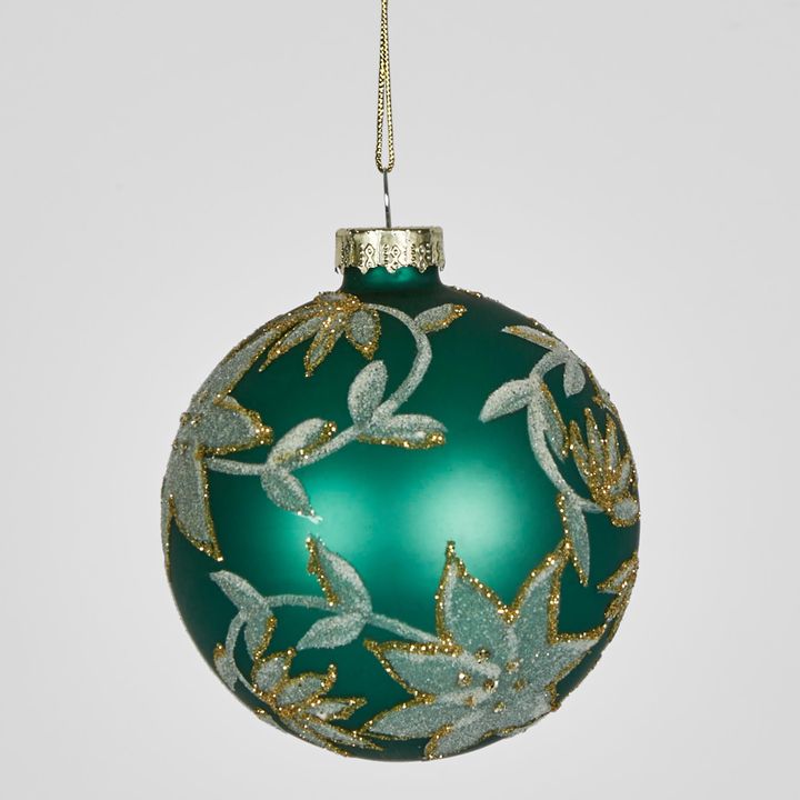 Tiffany Bloom Glass Baubles (Set of 6)