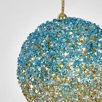 Ombre Glitter Bauble Blue