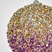 Ombre Glitter Bauble Pink