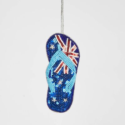 Aussie Thong Hanging Ornament