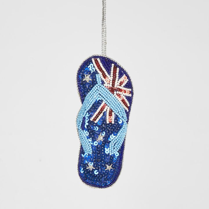 Aussie Thong Hanging Ornament