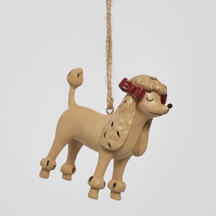 Lady Hanging Dog Ornament