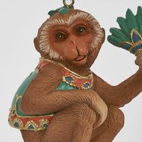 Jaja Monkey Ornament