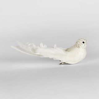 Flutter Clip on Bird White (Set of 6)