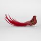 Burle Clip on Bird Red (Set of 6)