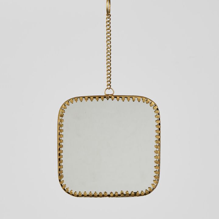 Hanging Mirror Decoration Square