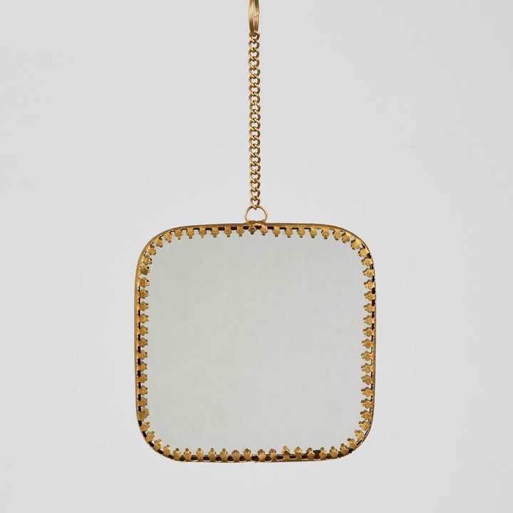 Hanging Mirror Decoration Square