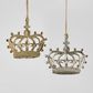 Hanging Crown Ornament Gold