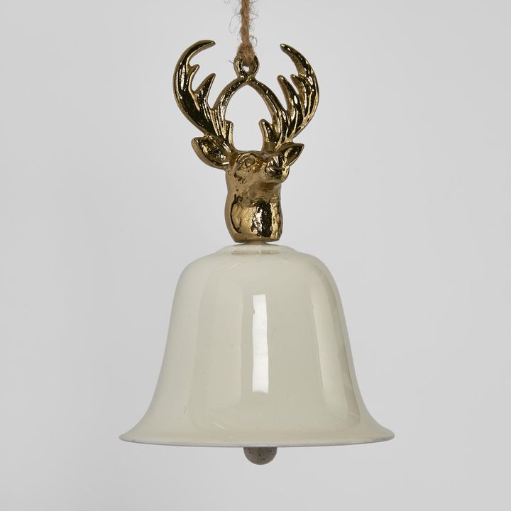 Stag Head Hanging Bell