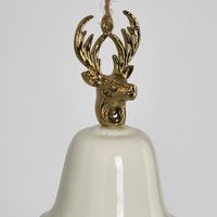 Stag Head Hanging Bell