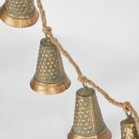 Hanging Bell Garland Bronze