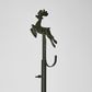 Deer Extendable Wreath Stand Black