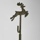 Deer Extendable Wreath Stand Brown