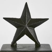 Star Stocking Holder Black