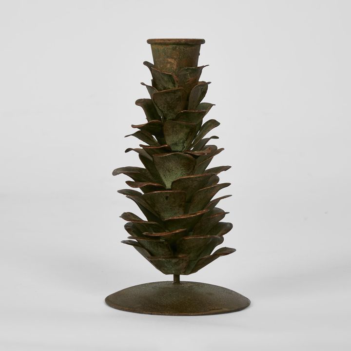 Pinecone Candle Stand SML
