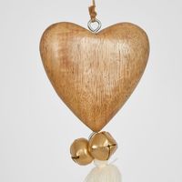 Kaygee Hanging Wooden Heart Ivory