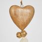 Kaygee Hanging Wooden Heart Ivory