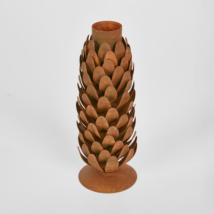 Pinecone Candle Stand 13cm