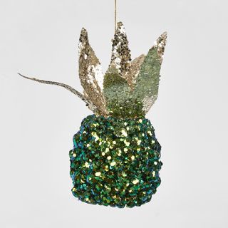 Shimmer Hanging Pineapple Green