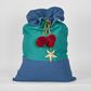 Blue and Green Reversible Sack