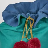 Blue and Green Reversible Sack