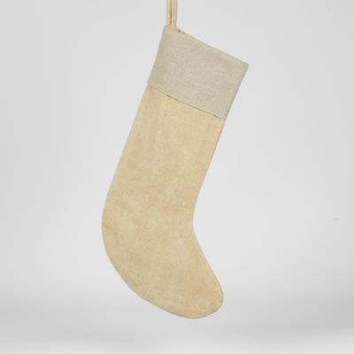 Natural Velvet Stocking