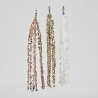 Milla Hanging Sequin Tassel Pink