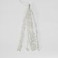 Milla Hanging Sequin Tassel White