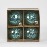 Glist Bauble (Set of 4) Light Blue