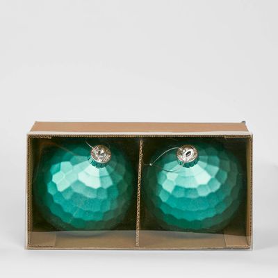 Dymm Bauble (Set of 2) Turquoise