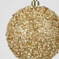 Gold Crush Bauble MED (Set of 4)