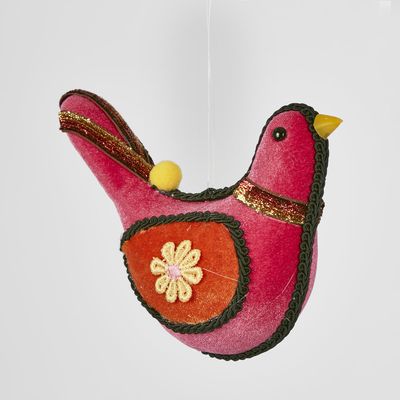 Powers Funky Hanging Bird Pink