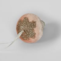 Little Hanging Mushroom Ornament Pink