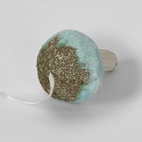 Little Hanging Mushroom Ornament Blue