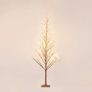 Champagne Glitter Tree 180cm With 270LED