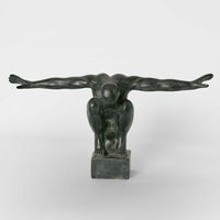 Bethem Man Sculpture Black