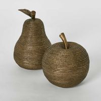 Apple Sculpture Bronze