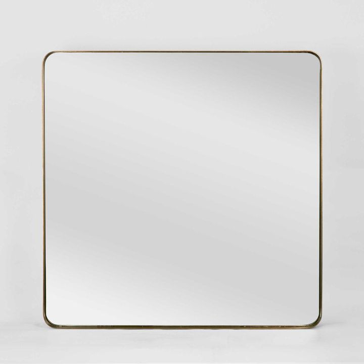 Osmond Square Mirror Burnt Gold
